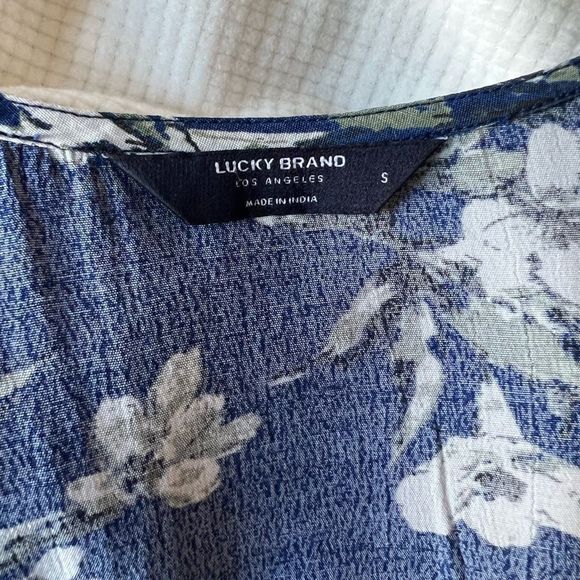 Lucky Brand Sleeveless Tie Waist Maxi Dress - Picture 16 of 16